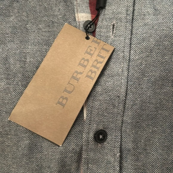 New Burberry Birt Men’s Button Down - Picture 3 of 7